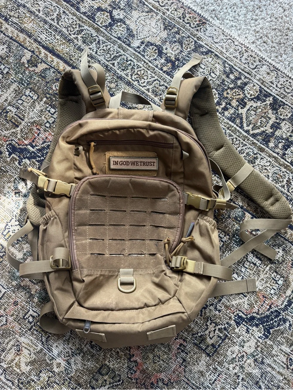 Mardingtop Military Tactical Men's Backpack - Coyote Tan